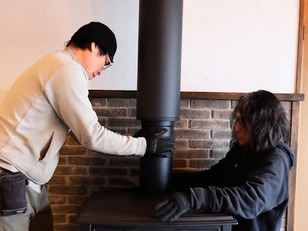 ログバーンズ薪ストーブメンテナンス